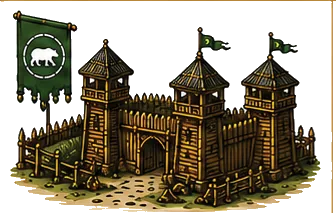 A Rus wooden fortress